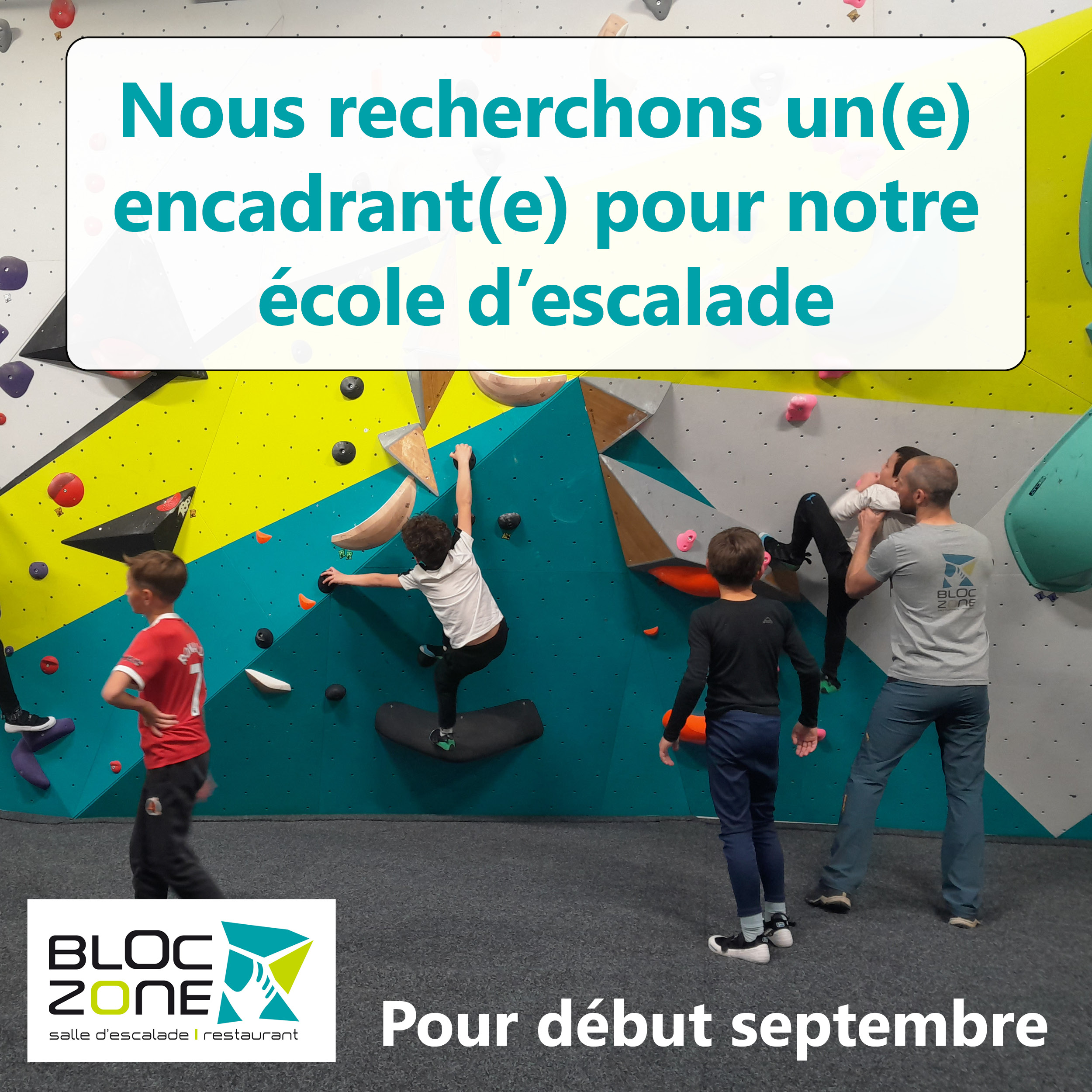 recherche encadrant cours escalade