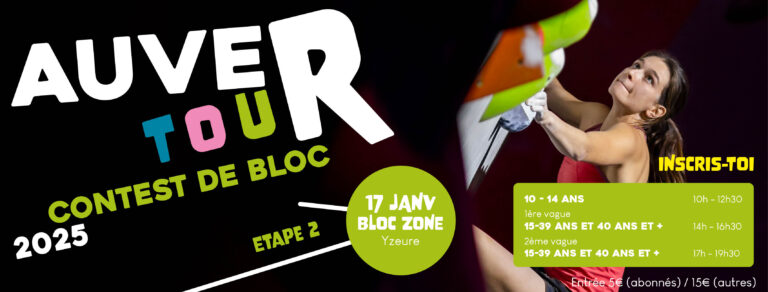 auvertour bloc zone 17 janvier 2026