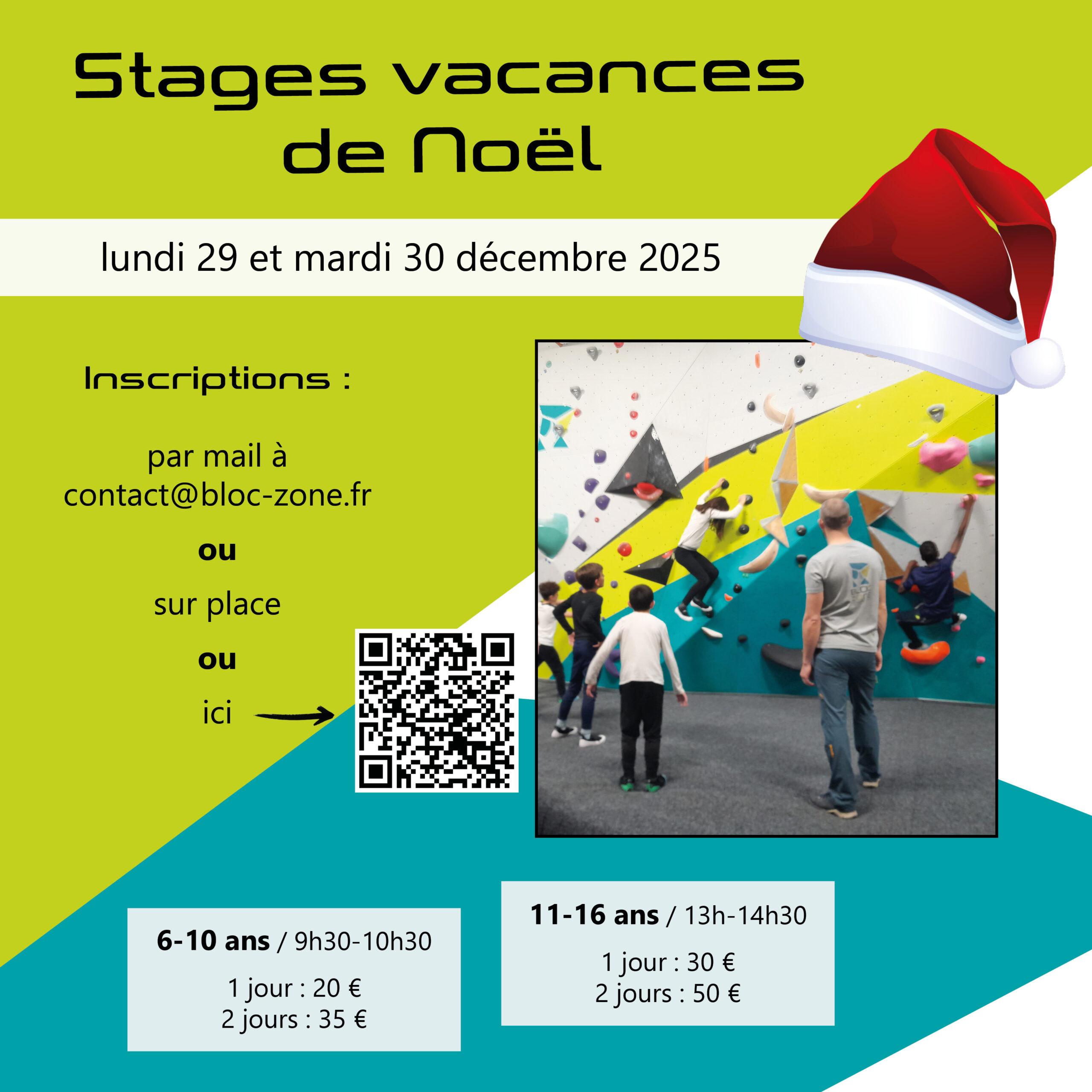 stages enfants vacances noel 2025