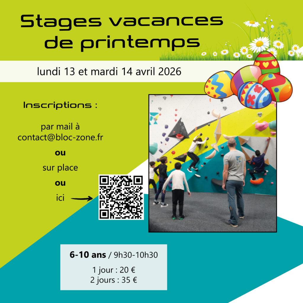 stages enfants vacances printemps 2026
