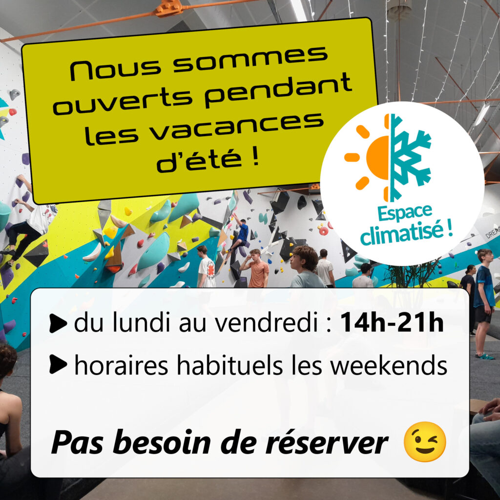 horaires ouverture vacance été 2026