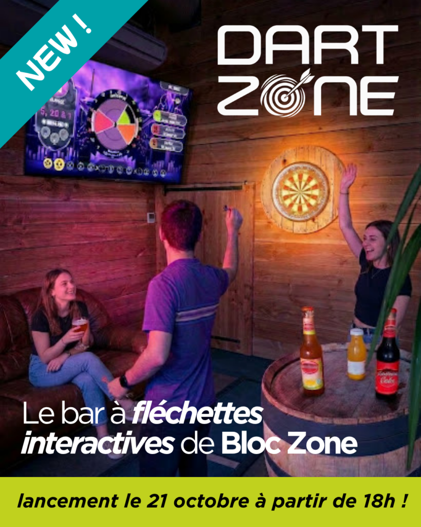 dart zone fléchettes interactives nouveau
