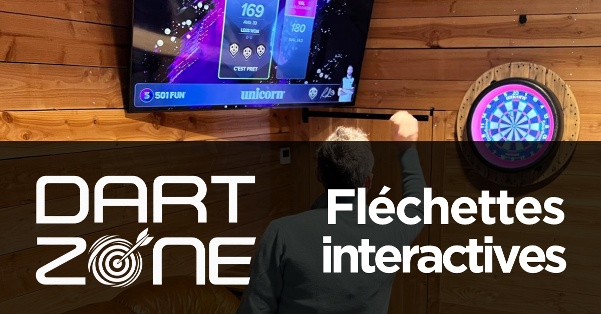 dart zone fléchettes interactives